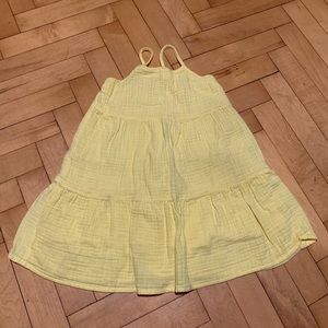Yellow Gap Tiered Sundress